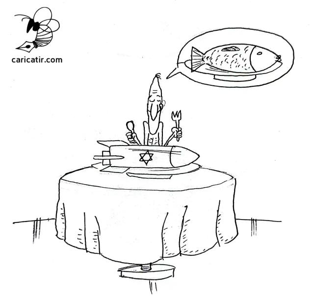  A missile instead of food!